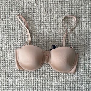 Victoria's Secret Strapless Nude Bra